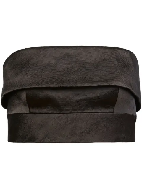 Fleur Du Mal strapless silk top