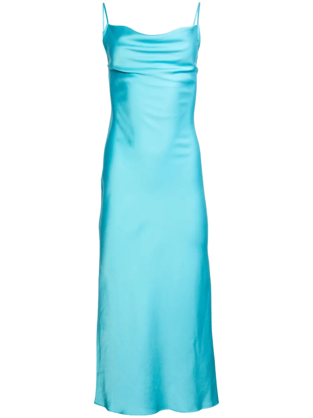 Fleur Du Mal cowl-neck slip dress - Blue