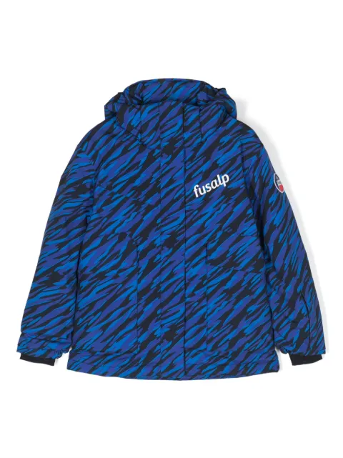 Fusalp Kids Abyss-print ski jacket