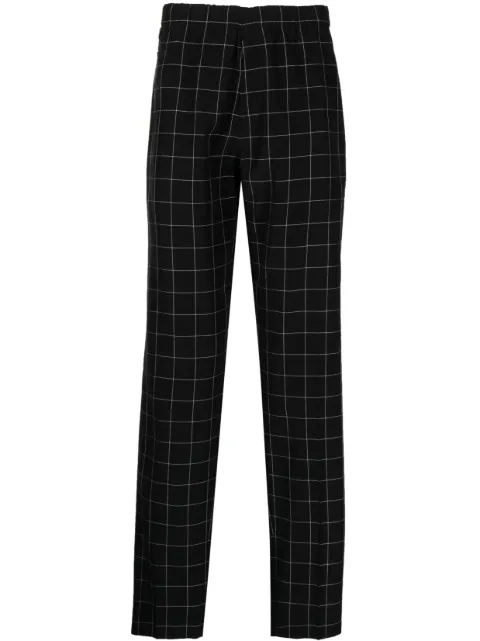 Undercover pantalones con cuadros estampados