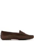 Tod's Gommino suede driving moccasins - Brown