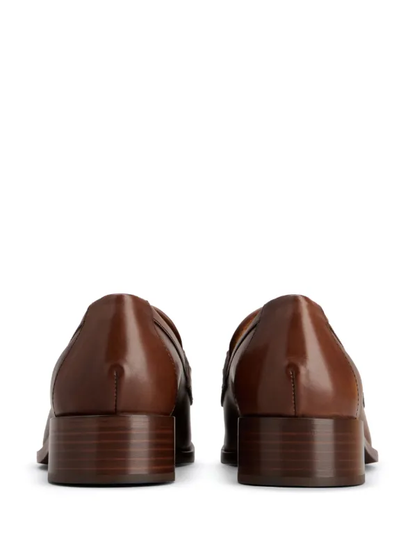 Tod's logo-plaque Leather Loafers | Brown | FARFETCH CA