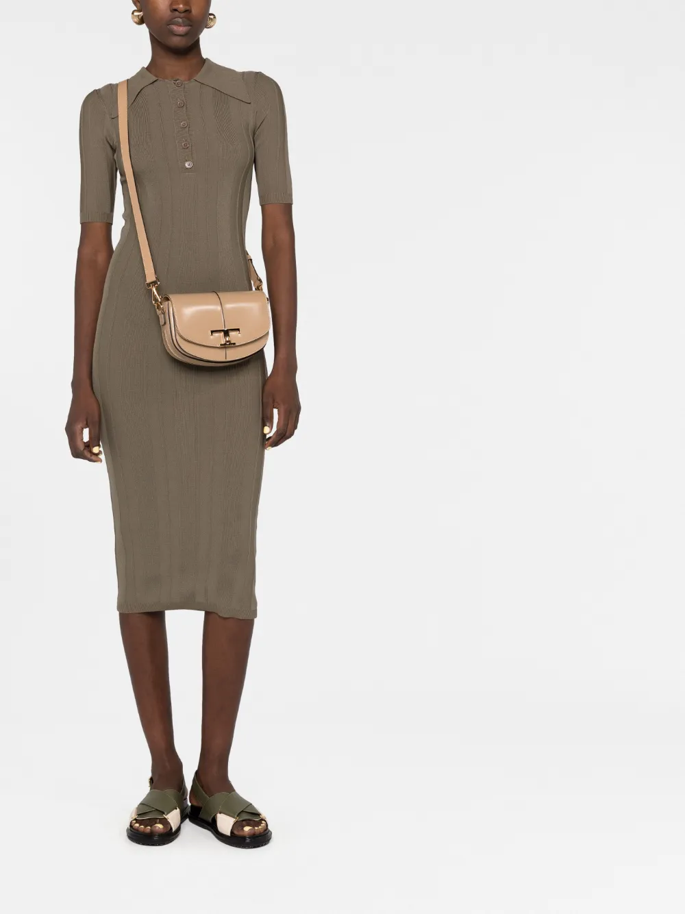 Tod's Leren shopper - Beige