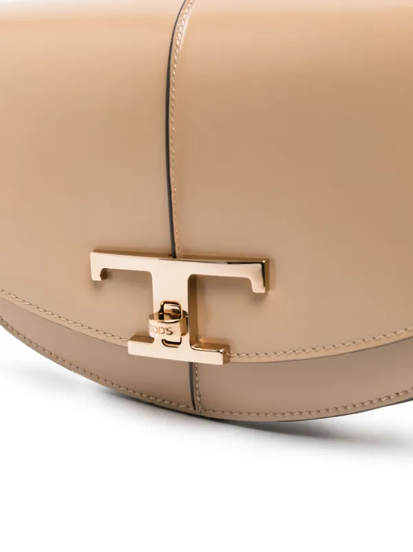 Tod's Tプレート ハンドバッグ Tod's Tプレート ハンドバッグ | ニュートラル | FARFETCH JP