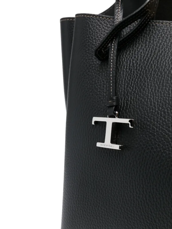 Tod's Tペンダント ハンドバッグ Tod's Tペンダント ハンドバッグ | ブラック | FARFETCH JP