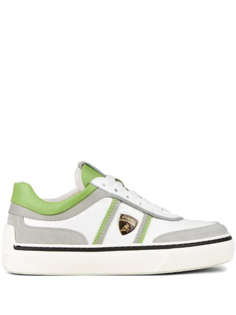 Tod's Automobili Lamborghini logo-debossed low-top sneakers