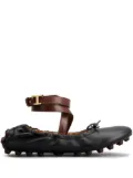 Tod's Gommino leather ballerina shoes - Black