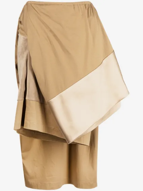 Undercover asymmetric midi skirt