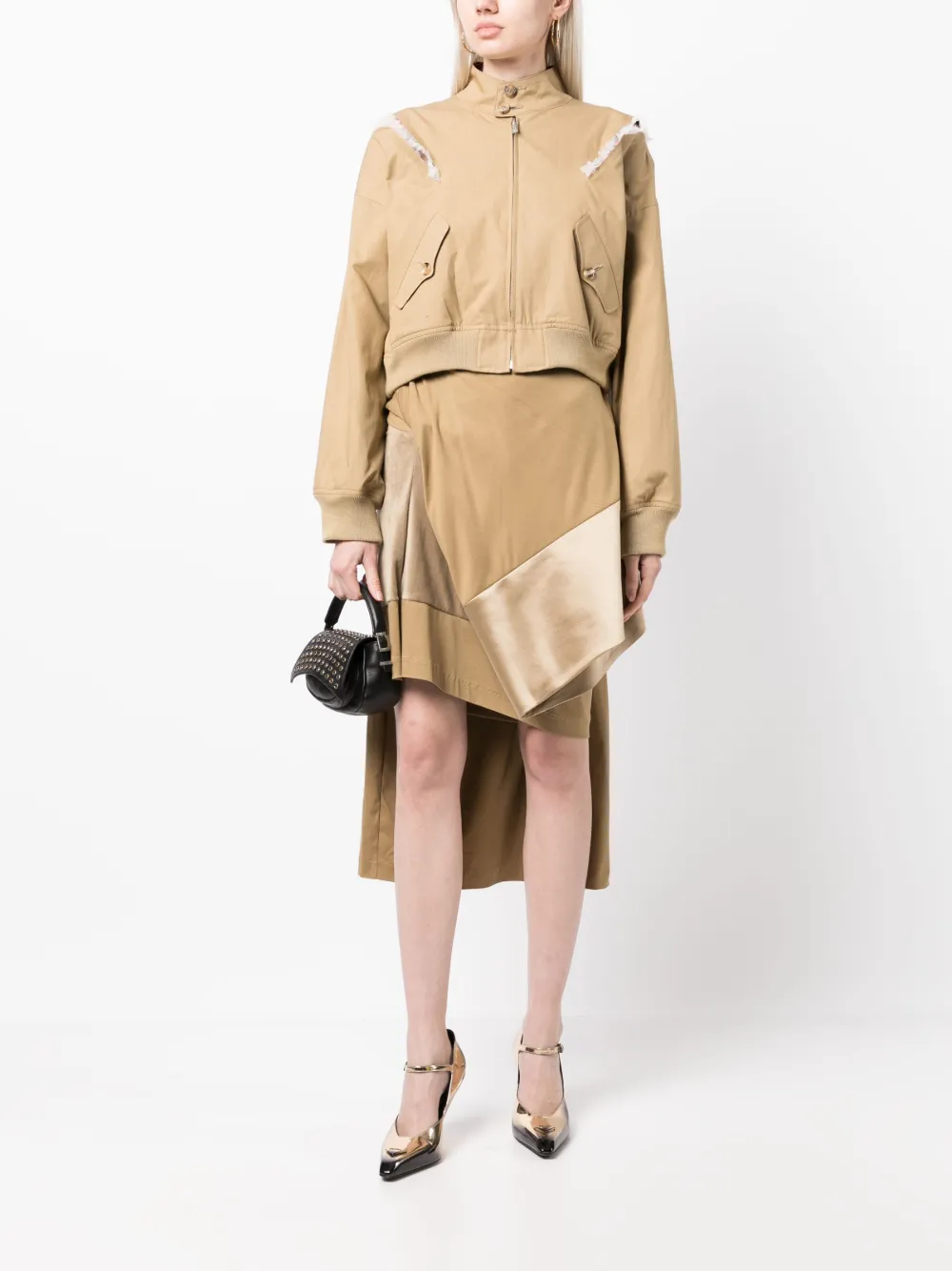 Undercover Asymmetrische midi-rok - Geel