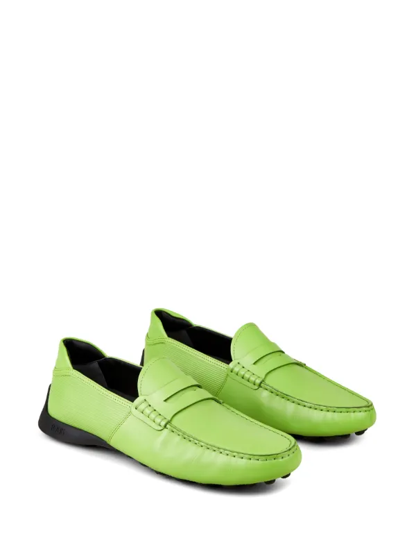 mens lime green dress shoes Men's Genuine Leather Oxford Style Dress Shoes main image 0