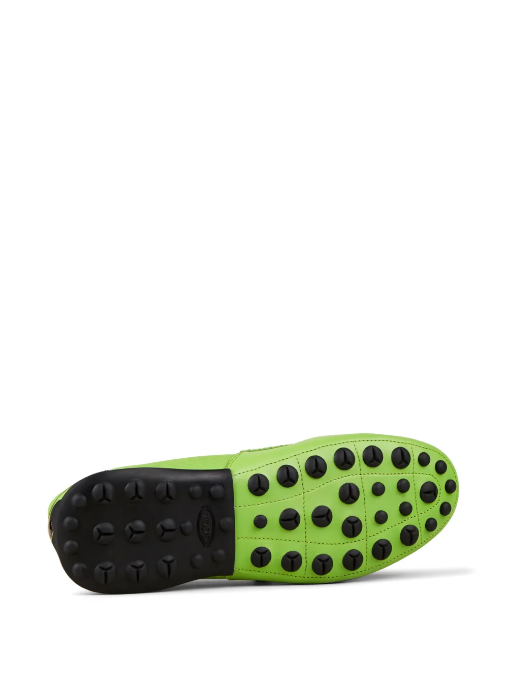 TOD'S AUTOMOBILI LAMBORGHINI SLIP-ON LEATHER DRIVING SHOES