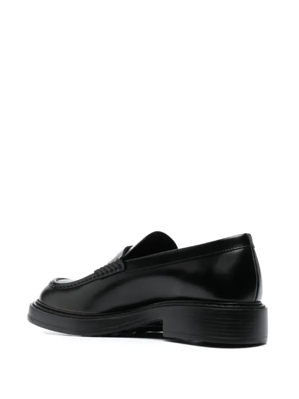 Tod's レザーローファー | ブラック | FARFETCH JP