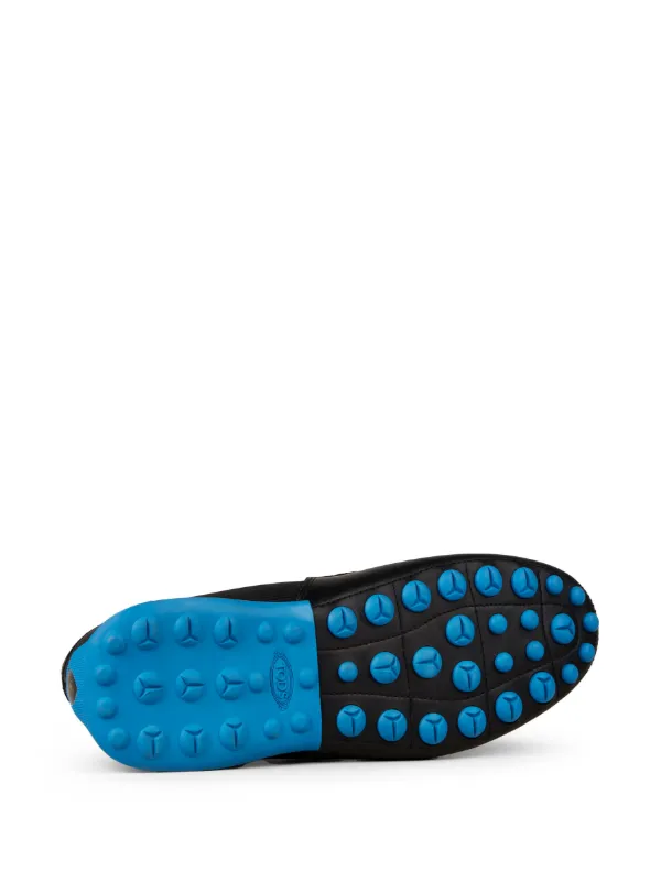 Tod's Automobili Lamborghini slip-on Leather Driving Shoes | Black
