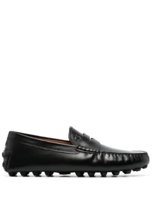 Tod's レザーローファー | ブラック | FARFETCH JP
