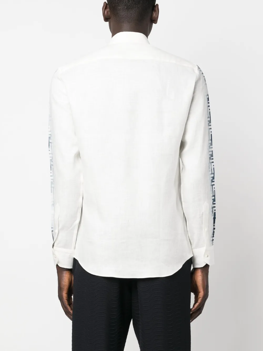 FENDI Overhemd met monogramprint Wit