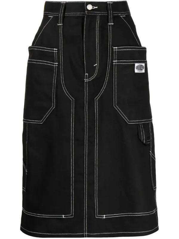 Ground Zero パネル デニムスカート - Farfetch 