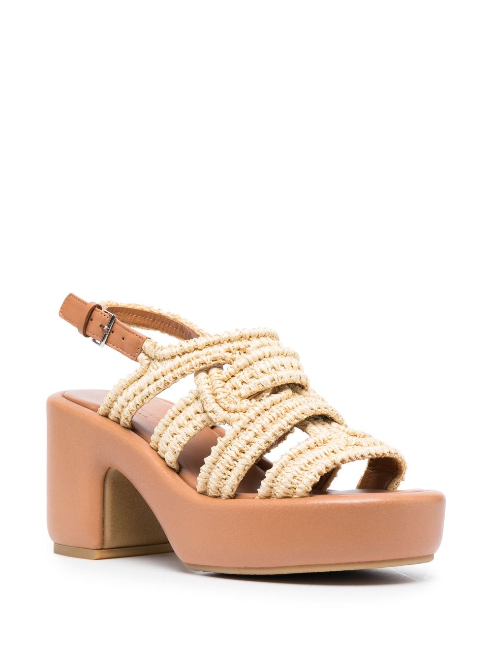 Robert Clergerie Schuhe 85mm platform sandals - Beige