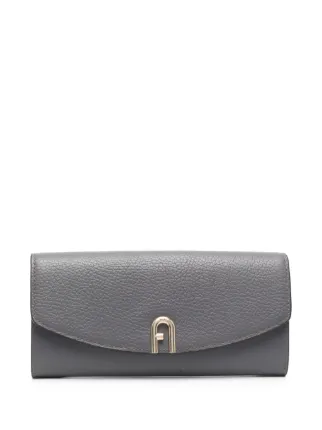 Furla XL Primula Leather Wallet | Grey | FARFETCH AZ