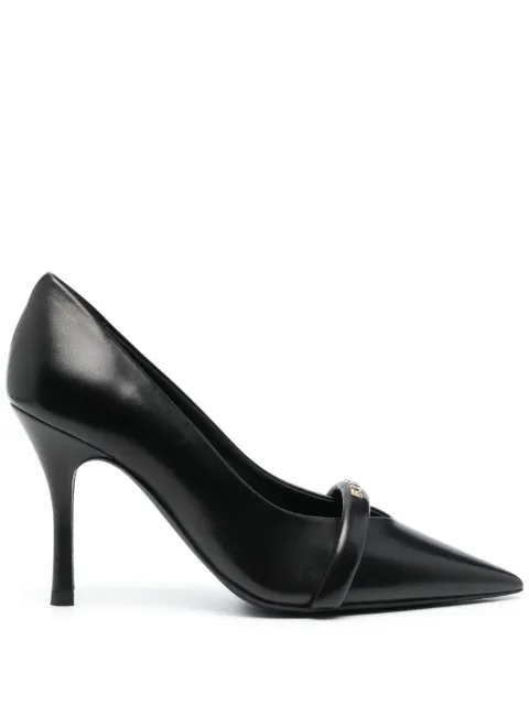 Furla pointed-toe 95mm leather pumps