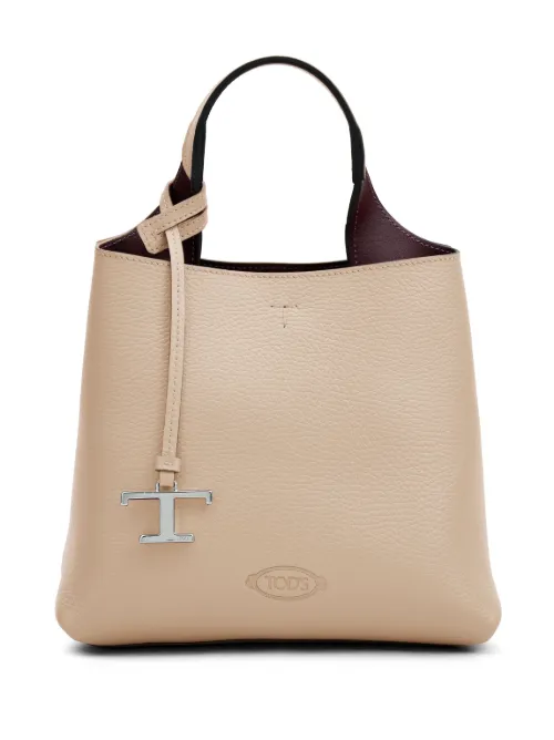 Sac cabas en cuir à logo imprimé - Tod's - Modalova