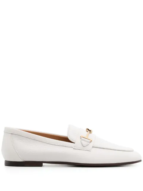 Tod's logo-plaque leather loafers