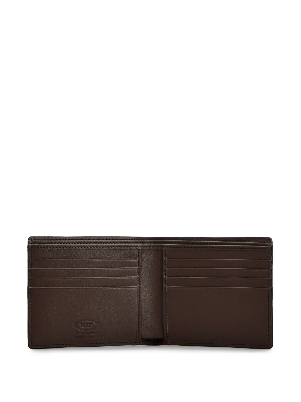 Shop Tod's Tsy Bi-fold Wallet In Brown