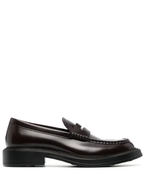 Tod's mocasines penny con tacón de 50mm