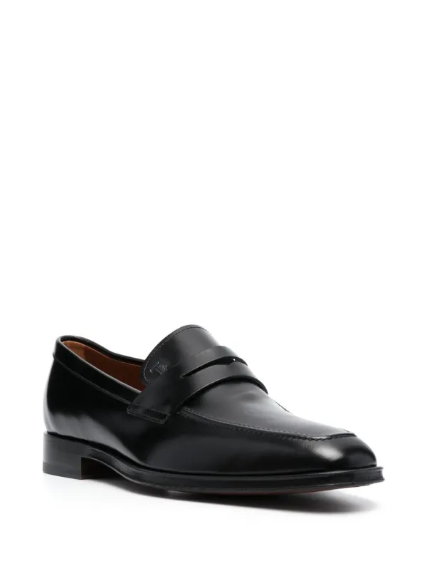 Tod's スクエアトゥ ローファー | ブラック | FARFETCH JP