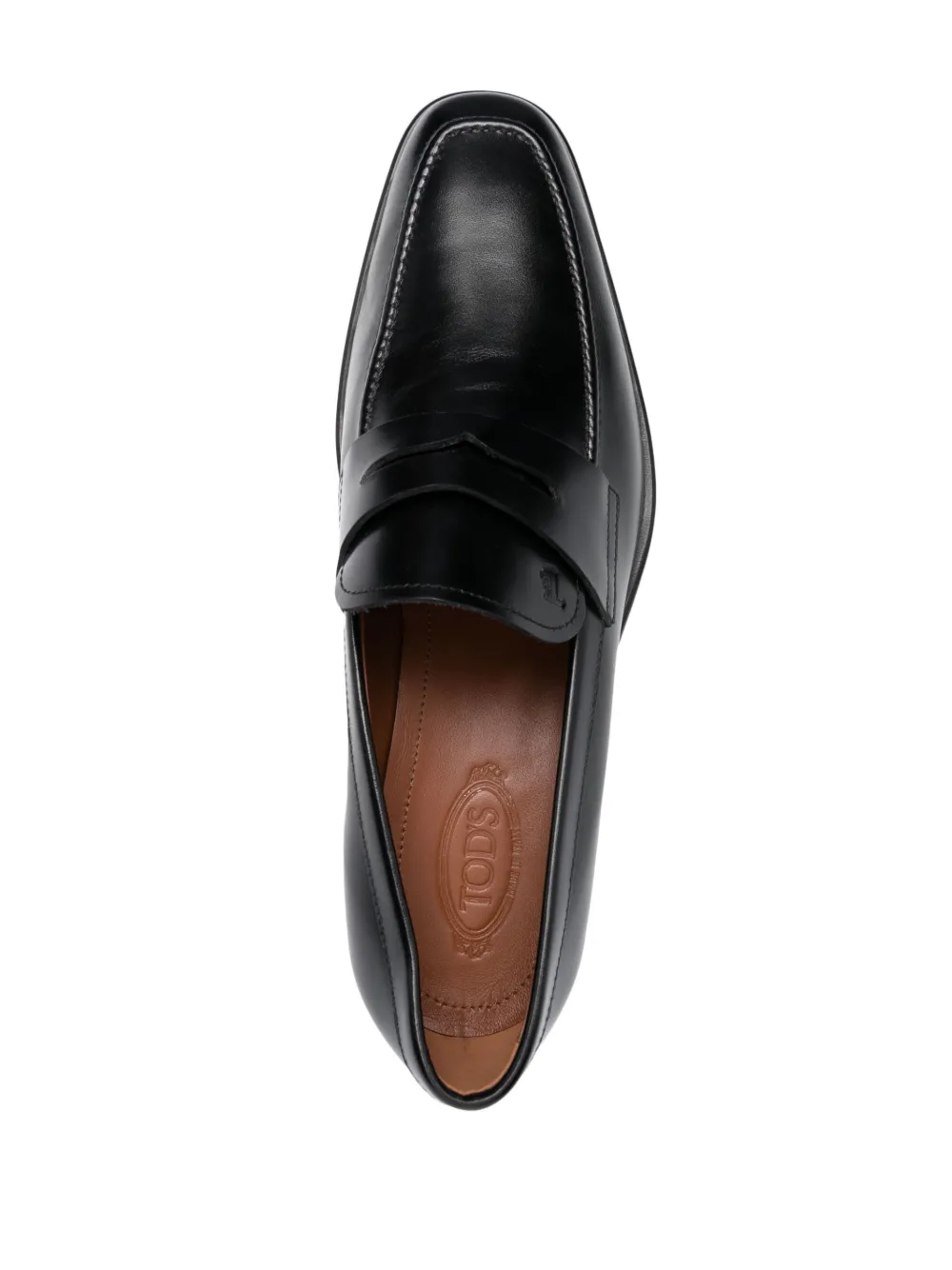 Tod's Loafers met vierkante neus Zwart