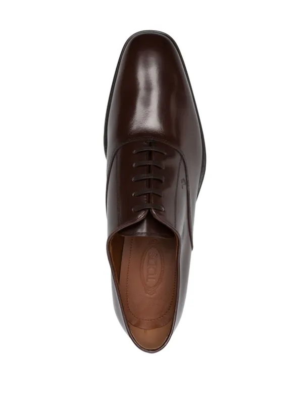 Tod's Leather Oxford Shoes | Brown | FARFETCH