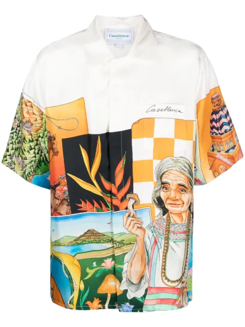 Casablanca Camicia con stampa