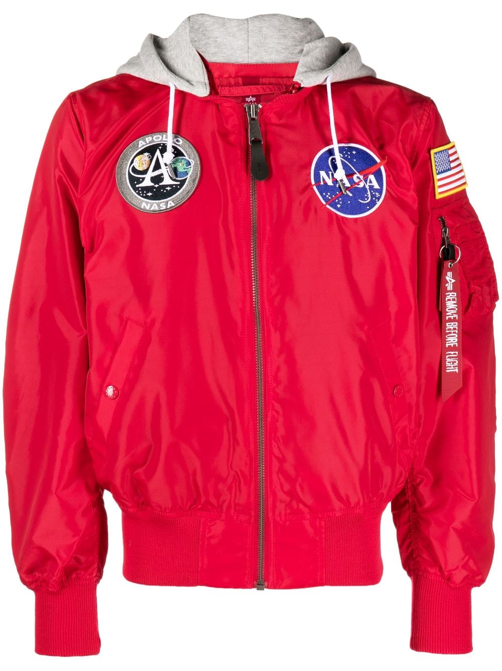 Alpha Industries Jacket In Mars Red
