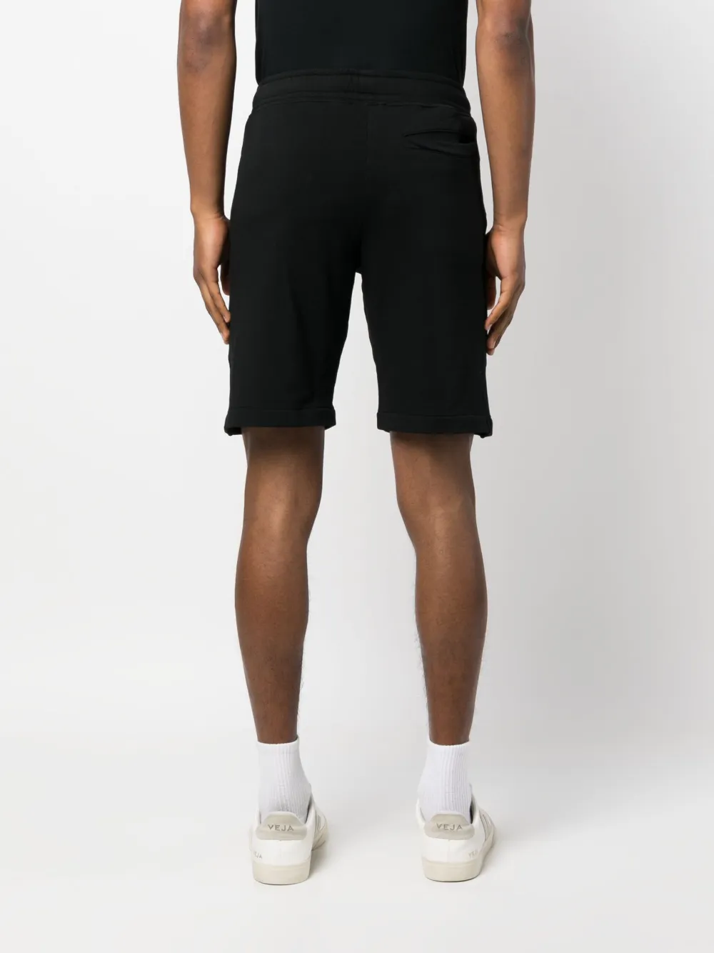 Shop Paul Smith Embroidered-logo Bermuda Shorts In Schwarz