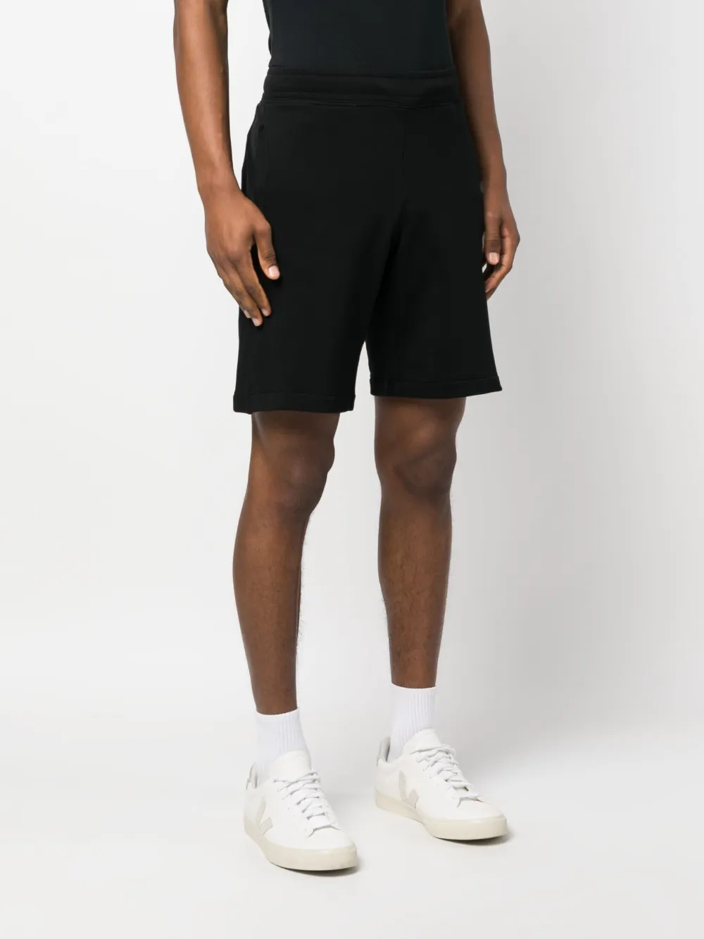 Shop Paul Smith Embroidered-logo Bermuda Shorts In Schwarz