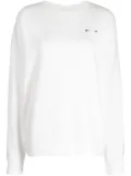 The Upside Saturn logo-print sweatshirt - White