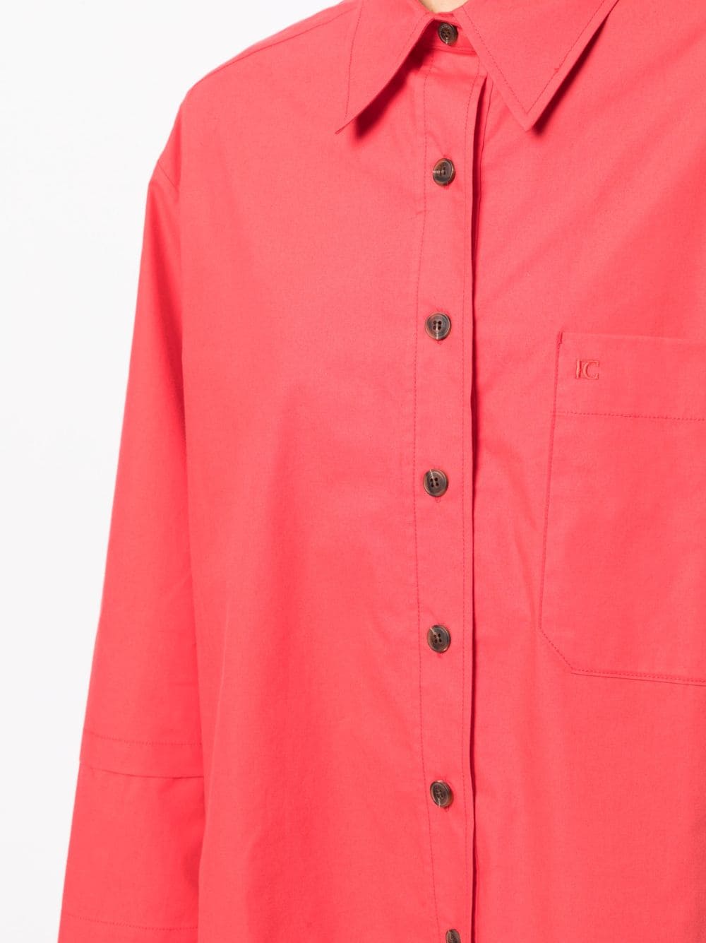 Shop Low Classic Button-down Cotton Shirt In Pink