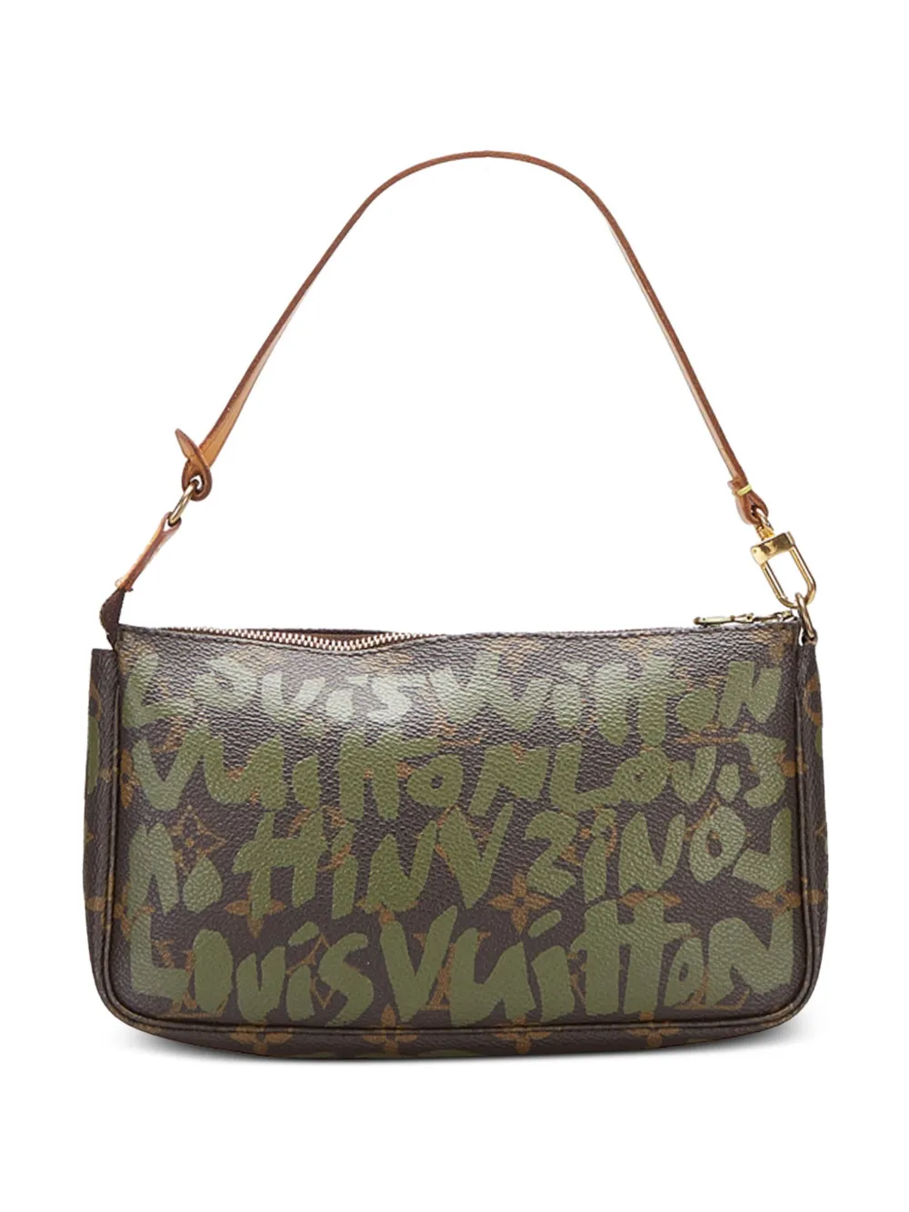 Louis Vuitton 2001 pre-owned Graffiti Pochette Accessoires handtas - BROWN