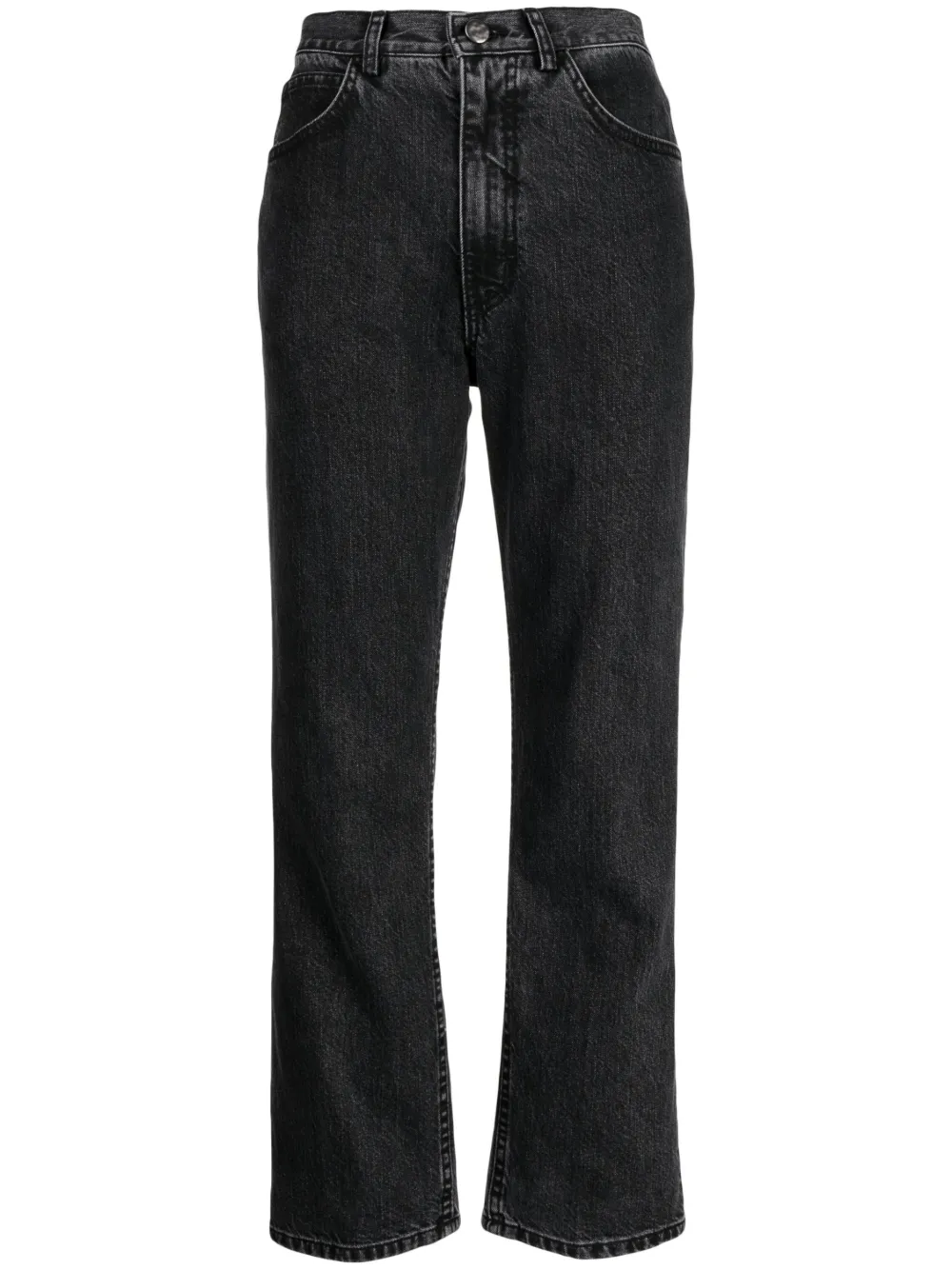 Rachel Comey mid-rise flared faded jeans - Nero