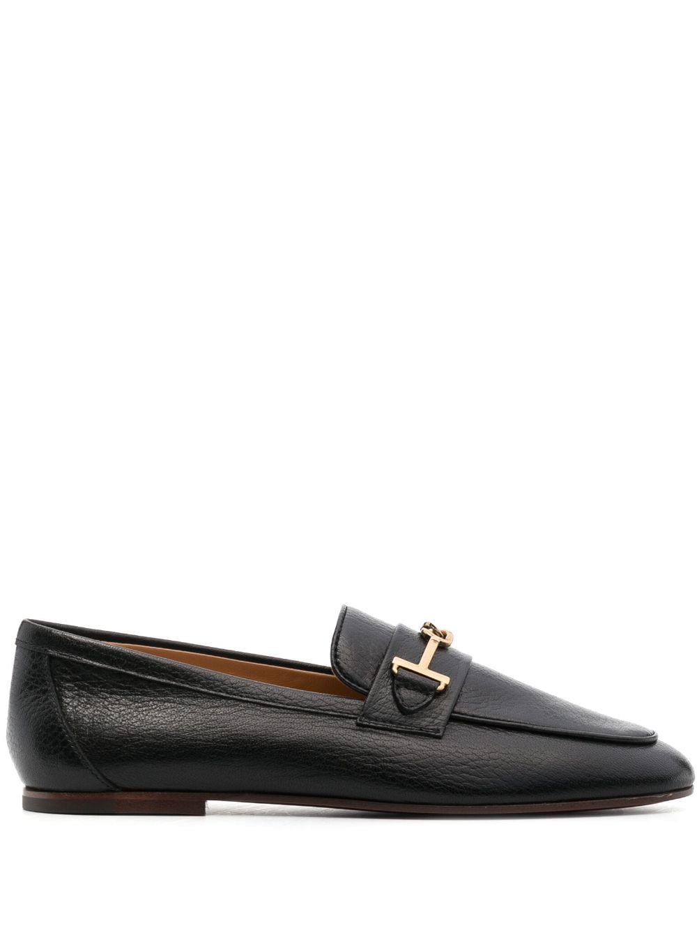 Image 1 of Tod's læderloafers med logoplade