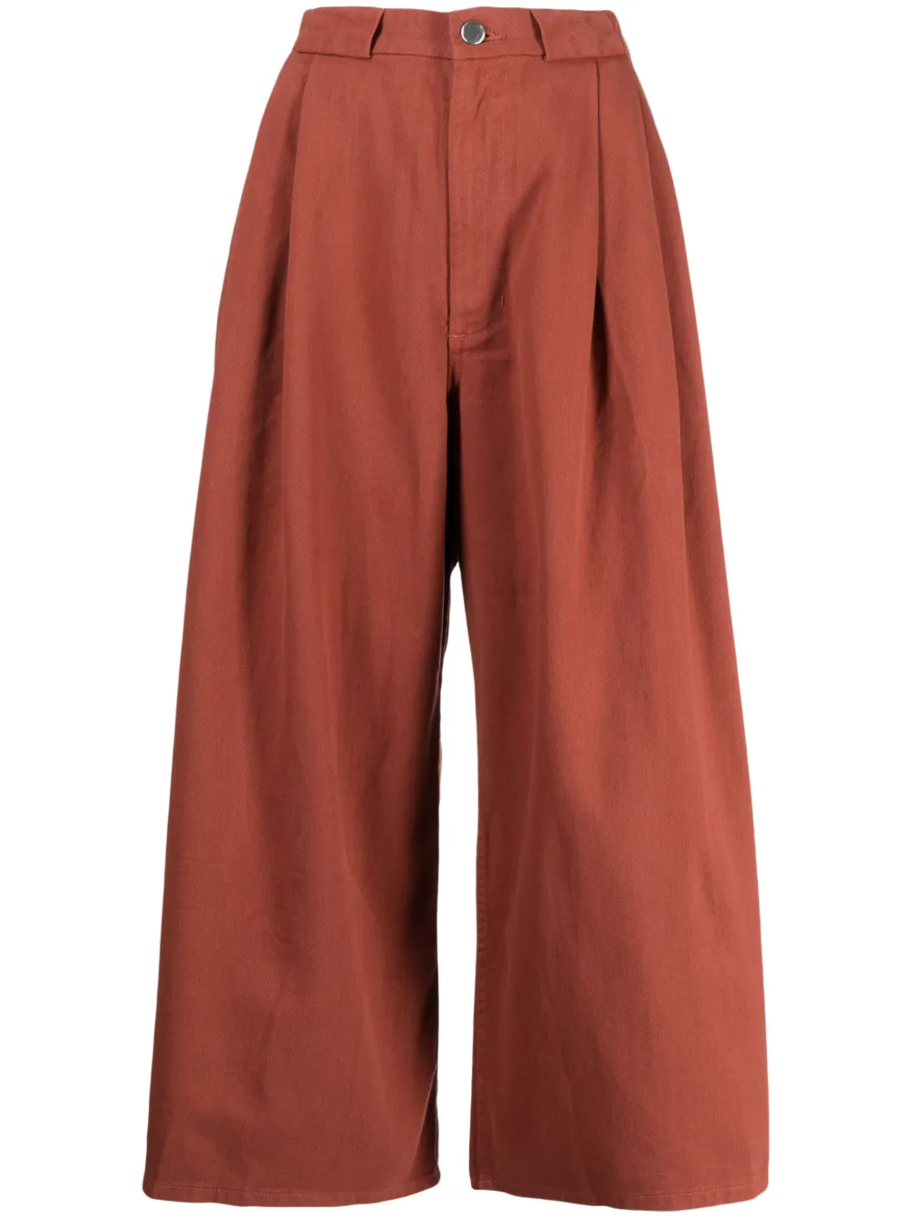 Rachel Comey Pantaloni crop a gamba ampia - Rosso