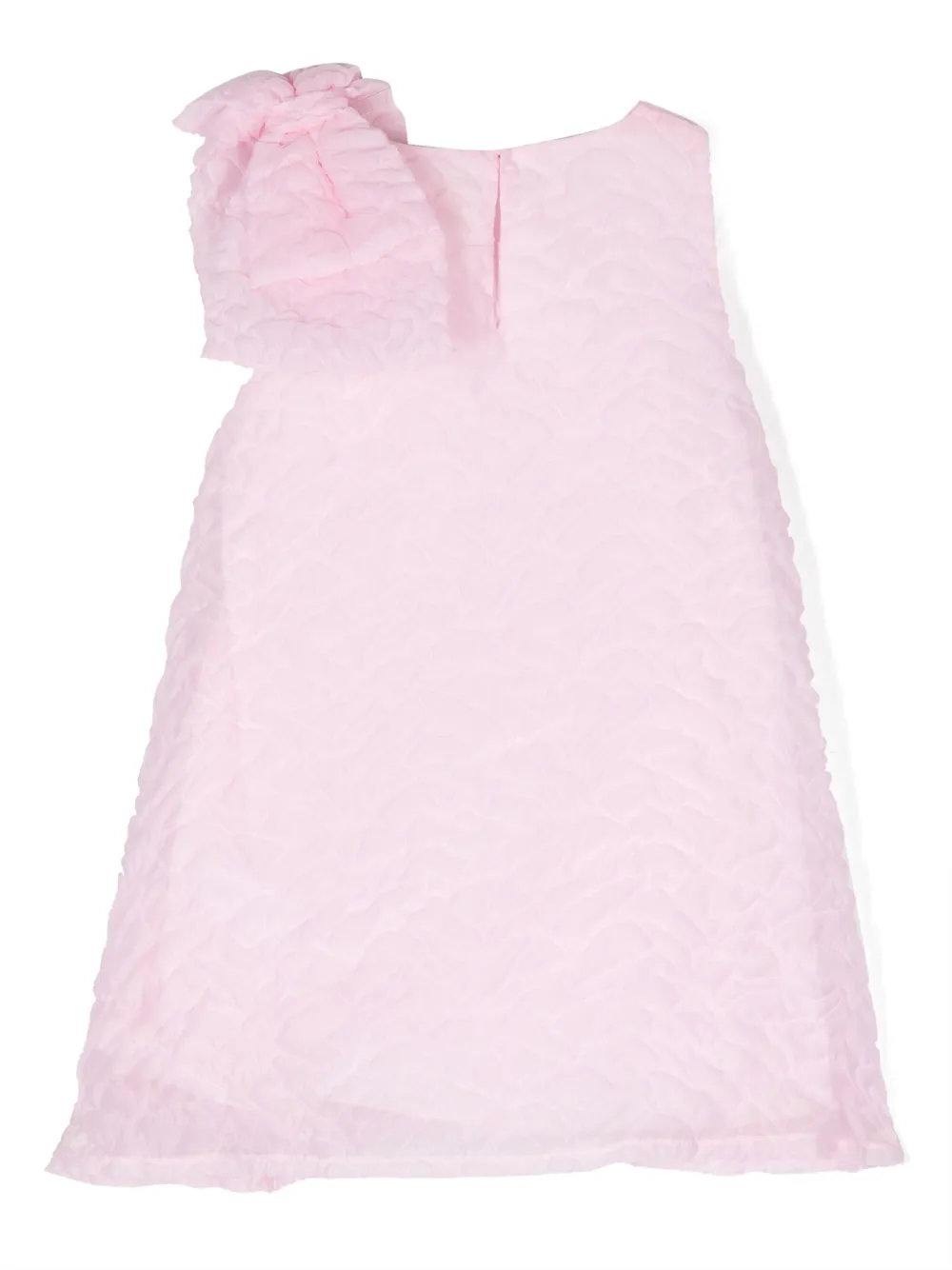 Douuod Kids Jurk met strikdetail - Roze