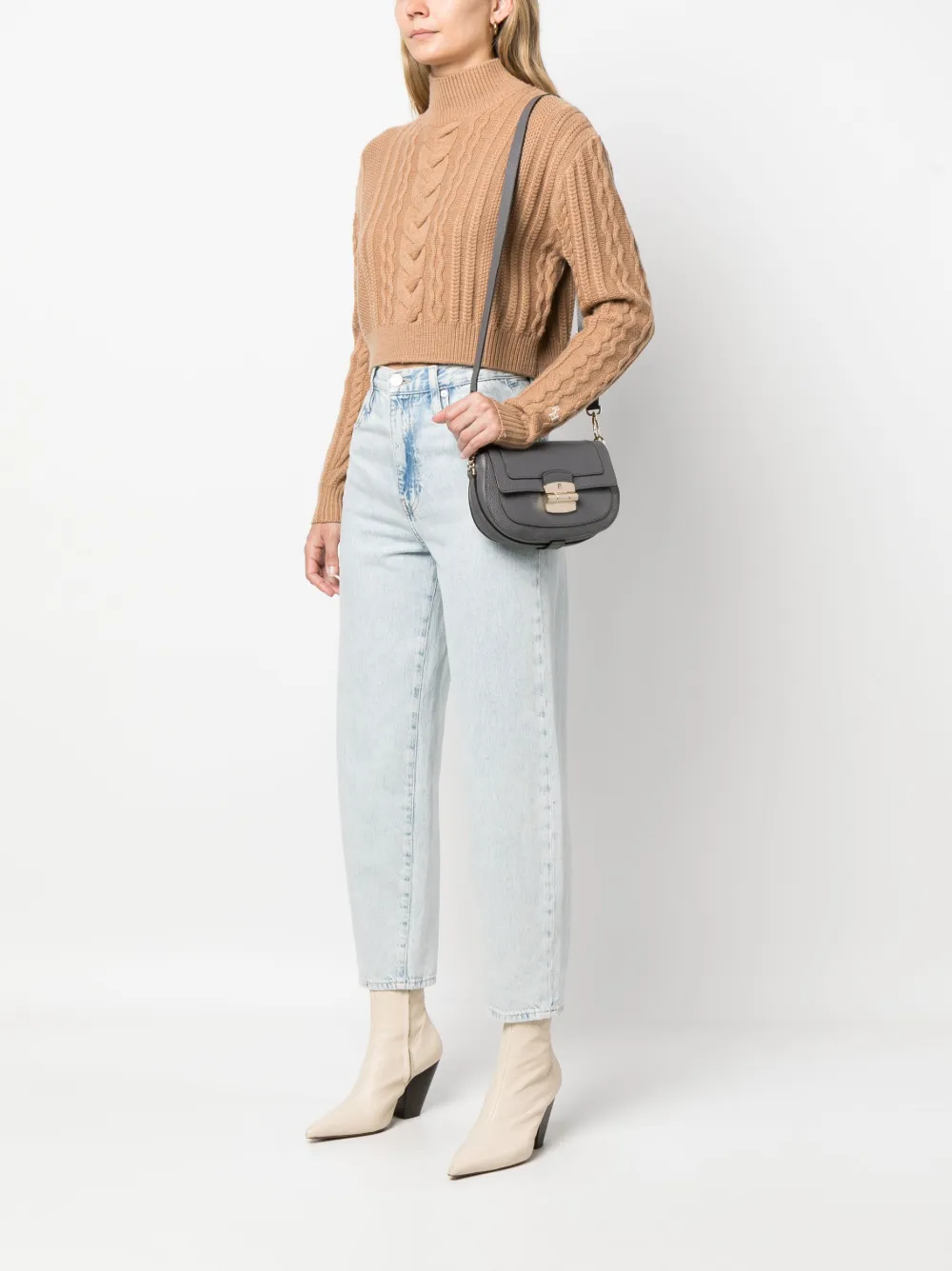 Furla Club 2 kleine crossbodytas - Grijs