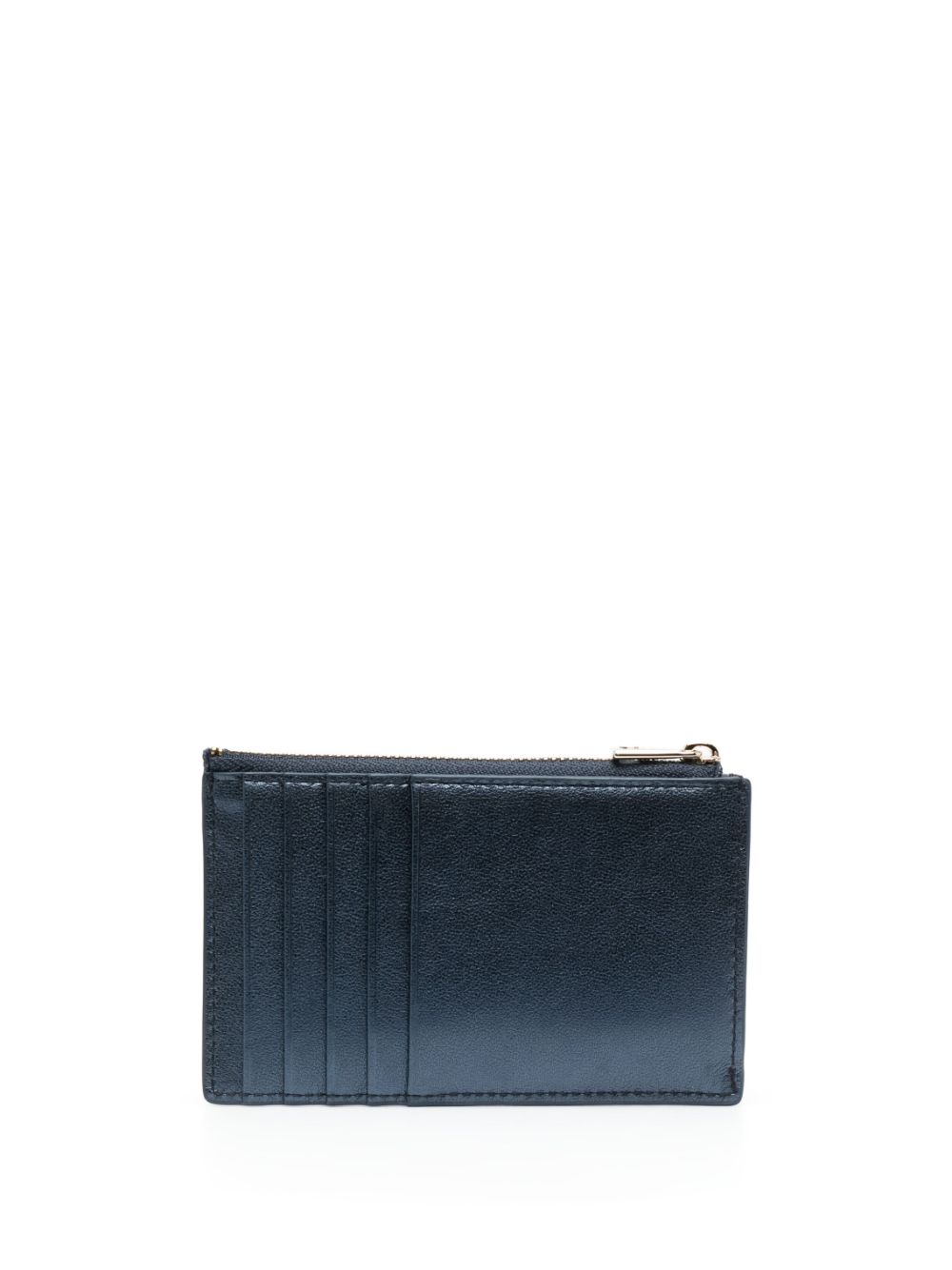 Furla logo-plaque leather wallet - Blauw