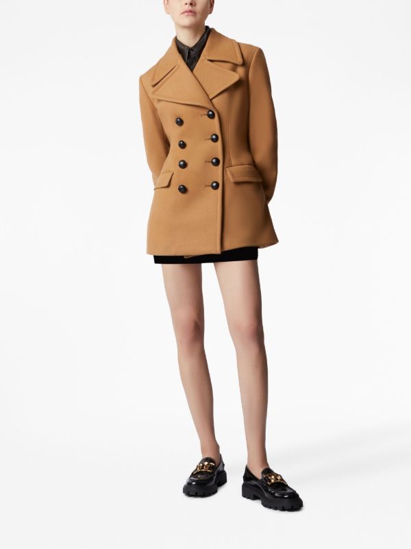 Camel peacoat cheap womens zara