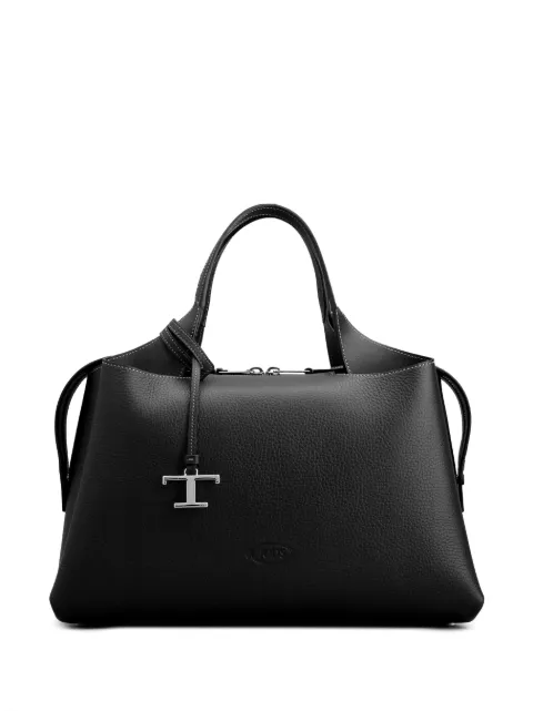 Tod's logo-pendant leather shoulder bag