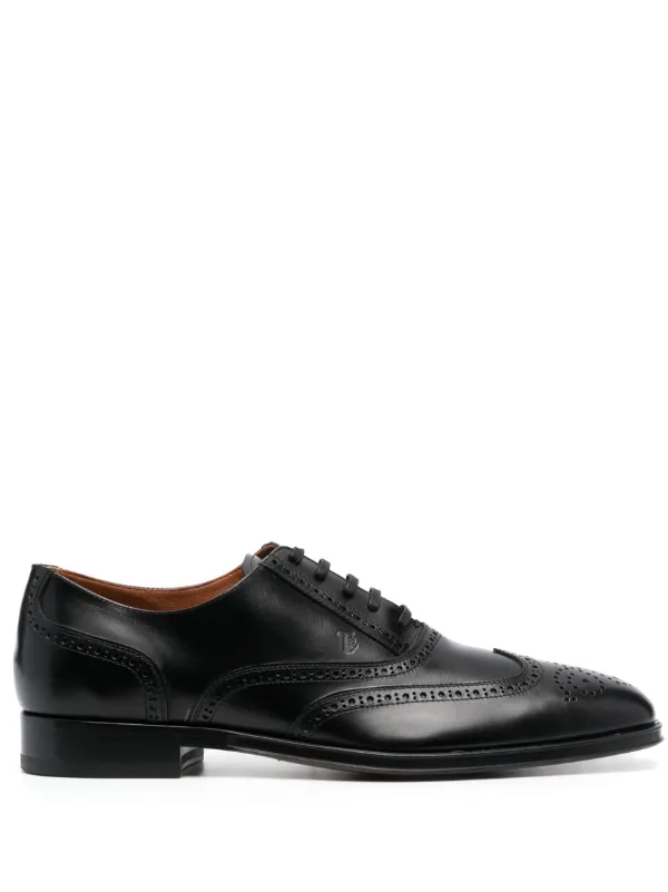 Tod's lace-up Leather Derby Shoes Black FARFETCH EG