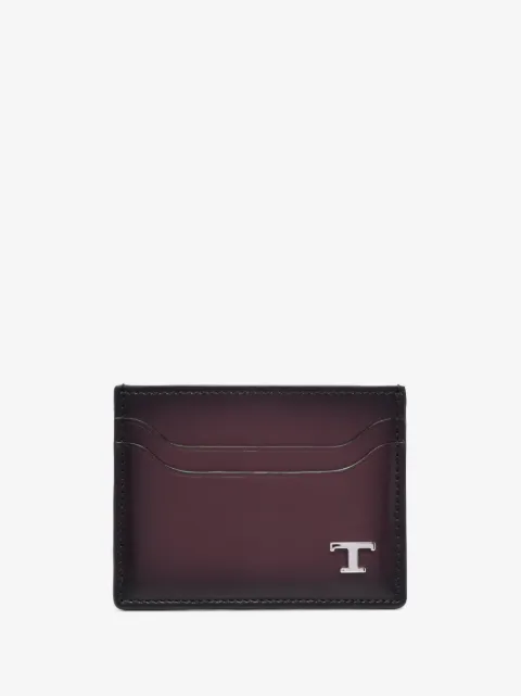 Tod's tarjetero con placa del logo