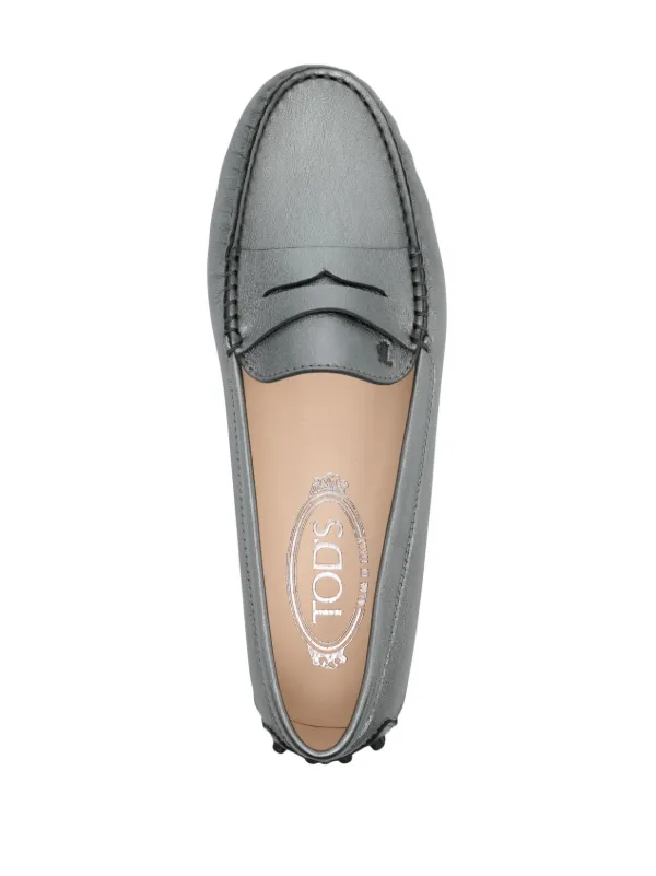 【TOD'S】Gommino レザーローファー＊送料関税込 Tod's Gommino ローファー | シルバートーン | FARFETCH JP
