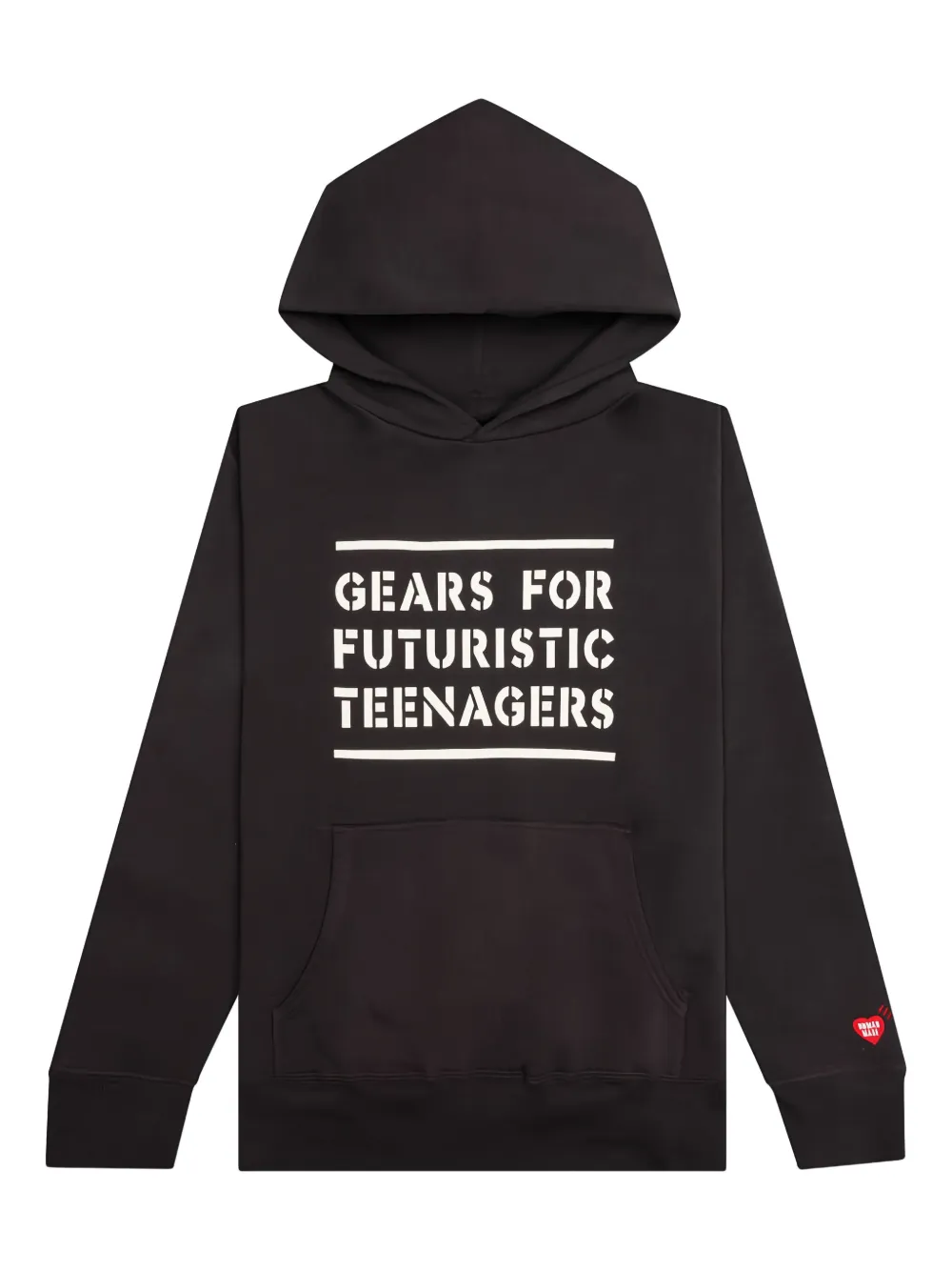Human Made hoodie de algodón | negro | Image 1