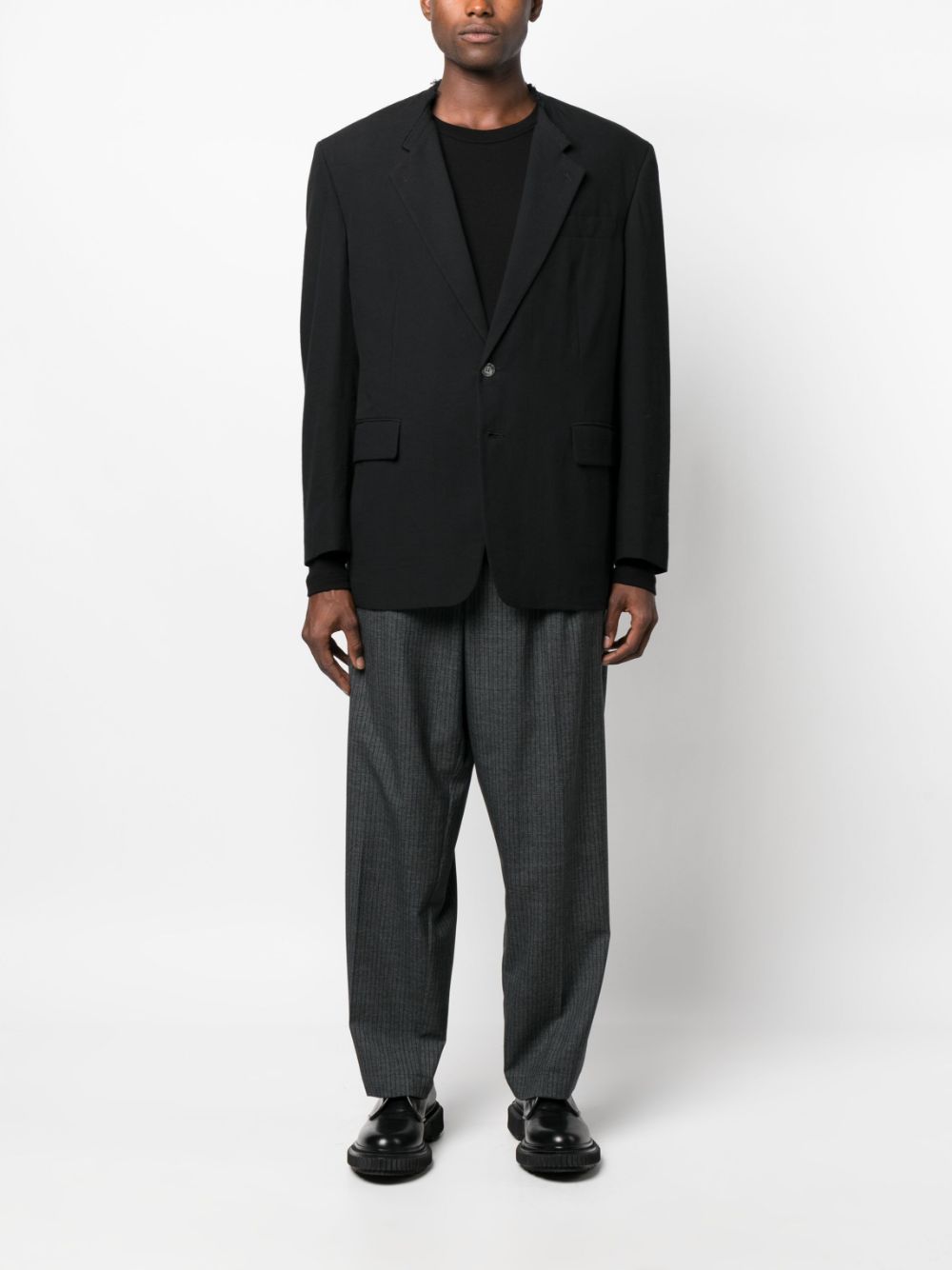 Magliano single-breasted cotton blazer - Zwart